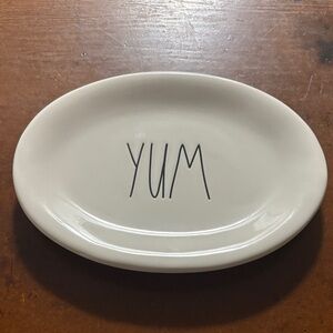 Rae Dunn Yum Small Oval Tray